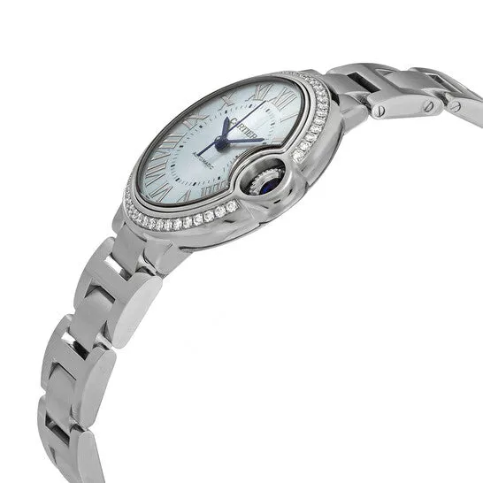 Watches JMS always Original Cartier Ballon Bleu 33 mm Automatic Diamond Blue Dial Ladies Watch W4BB0028 Watches JMS always Original Cartier Ballon Bleu 33 mm Automatic Diamond Blue Dial Ladies Watch W4BB0028