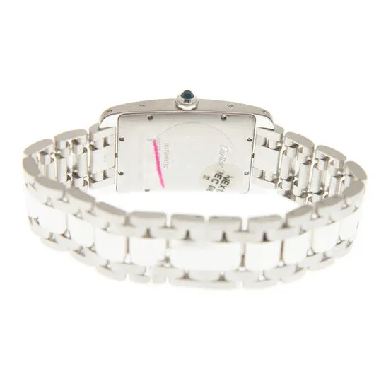 Watches JMS always Original Cartier Tank Americaine Automatic White Dial Ladies Watch W26055L1 Watches JMS always Original Cartier Tank Americaine Automatic White Dial Ladies Watch W26055L1