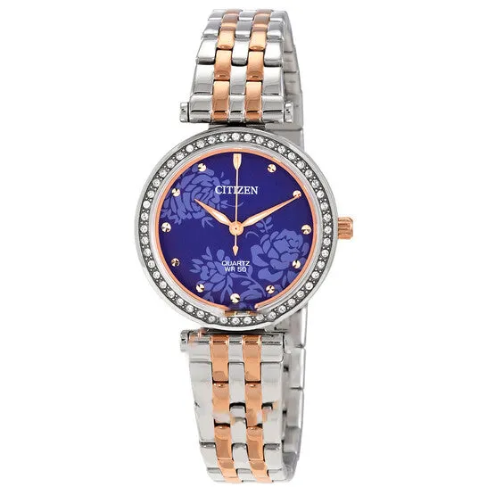 Watches JMS always Original Citizen Quartz Crystal Blue Dial Ladies Watch ER021853L Watches JMS always Original Citizen Quartz Crystal Blue Dial Ladies Watch ER021853L