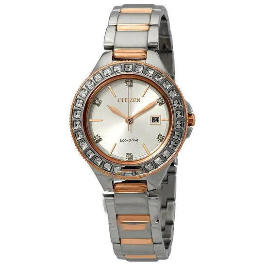 Watches JMS always Original Citizen Silhouette Crystal Silver Dial Ladies Watch FE119657A Watches JMS always Original Citizen Silhouette Crystal Silver Dial Ladies Watch FE119657A