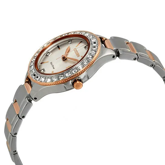Watches JMS always Original Citizen Silhouette Crystal Silver Dial Ladies Watch FE119657A Watches JMS always Original Citizen Silhouette Crystal Silver Dial Ladies Watch FE119657A
