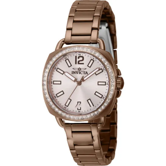 Watches JMS always Original Invicta Wildflower Quartz Crystal Silver Dial Ladies Watch 46344