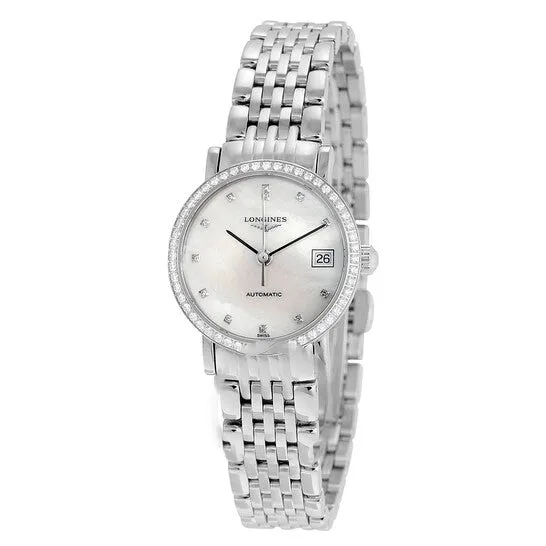 Watches JMS always Original Longines Elegant Automatic Mother of Pearl Ladies Watch L43090876 Watches JMS always Original Longines Elegant Automatic Mother of Pearl Ladies Watch L43090876