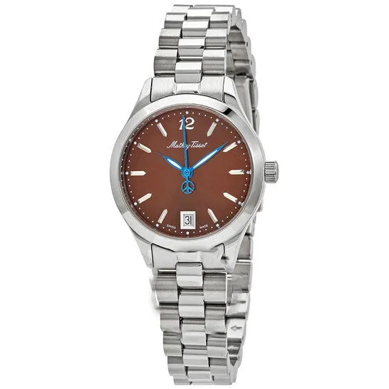 Watches JMS always Original MatheyTissot Urban Quartz Brown Dial Ladies Watch D411MAM