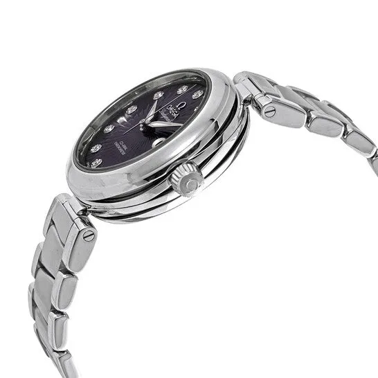 Watches JMS always Original Omega De Ville Purple Diamond Dial Automatic Ladies Watch 42530342060001 Watches JMS always Original Omega De Ville Purple Diamond Dial Automatic Ladies Watch 42530342060001