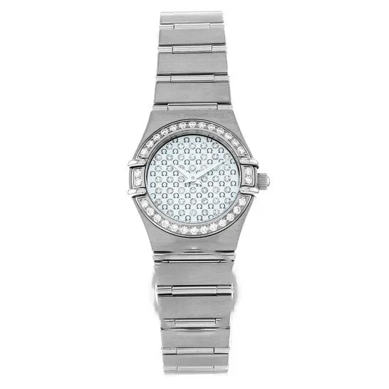Watches JMS always Original Preowned Omega Constellation Ladies Quartz Diamond Ladies Watch 14557700 Watches JMS always Original Preowned Omega Constellation Ladies Quartz Diamond Ladies Watch 14557700