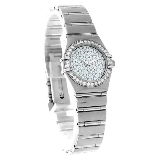Watches JMS always Original Preowned Omega Constellation Ladies Quartz Diamond Ladies Watch 14557700 Watches JMS always Original Preowned Omega Constellation Ladies Quartz Diamond Ladies Watch 14557700