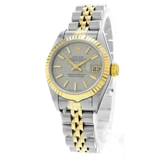 Watches JMS always Original Preowned Rolex LadyDatejust Automatic Chronometer Grey Dial Ladies Watch 69173 GYSJ Watches JMS always Original Preowned Rolex LadyDatejust Automatic Chronometer Grey Dial Ladies Watch 69173 GYSJ