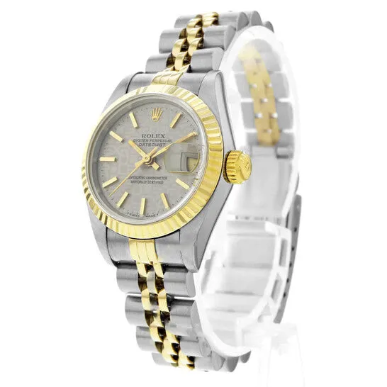 Watches JMS always Original Preowned Rolex LadyDatejust Automatic Chronometer Grey Dial Ladies Watch 69173 GYSJ Watches JMS always Original Preowned Rolex LadyDatejust Automatic Chronometer Grey Dial Ladies Watch 69173 GYSJ