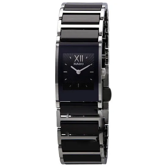 Watches JMS always Original Rado Integral Black Dial Ladies Watch R20786172 Watches JMS always Original Rado Integral Black Dial Ladies Watch R20786172