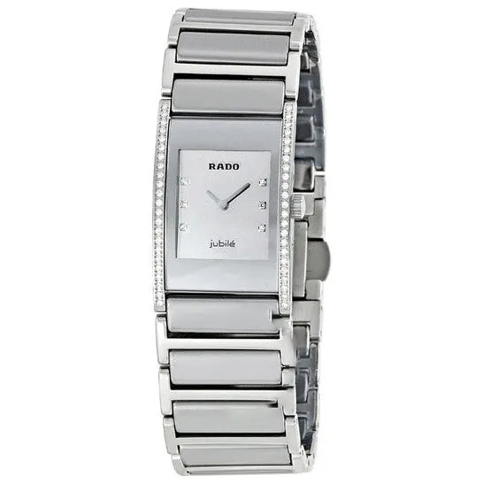 Watches JMS always Original Rado Integral Silver Dial Diamond Ladies Watch R20733712 Watches JMS always Original Rado Integral Silver Dial Diamond Ladies Watch R20733712