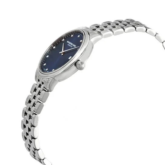 Watches JMS always Original Raymond Weil Toccata Quartz Diamond Blue Dial Ladies Watch 5985ST50081 Watches JMS always Original Raymond Weil Toccata Quartz Diamond Blue Dial Ladies Watch 5985ST50081