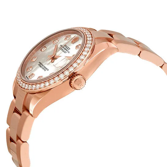 Watches JMS always Original Rolex Datejust 31 Automatic Mother of Pearl Diamond Dial Ladies 18 ct Everose Gold President Watch 278285MDP Watches JMS always Original Rolex Datejust 31 Automatic Mother of Pearl Diamond Dial Ladies 18 ct Everose Gold President Watch 278285MDP