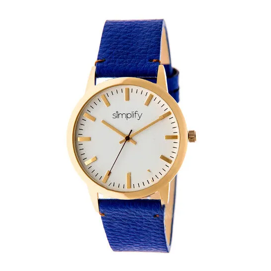 Watches JMS always Original Simplify The 2800 White Dial Blue Leather Unisex Watch SIM2804 Watches JMS always Original Simplify The 2800 White Dial Blue Leather Unisex Watch SIM2804