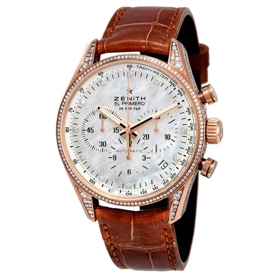 Watches JMS always Original Zenith El Primero 18kt Rose Gold Automatic Chronograph Ladies Watch 22215140081C709 Watches JMS always Original Zenith El Primero 18kt Rose Gold Automatic Chronograph Ladies Watch 22215140081C709