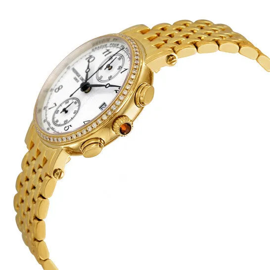 Watches Original Frederique Constant Classics Chronograph White Dial Diamond Ladies Watch FC291A2RD5B JMS always Watches Original Frederique Constant Classics Chronograph White Dial Diamond Ladies Watch FC291A2RD5B JMS always