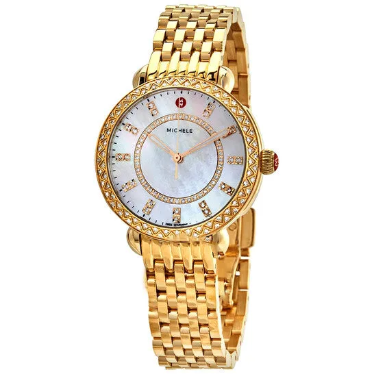 Watches Original Michele Sidney Classic Mother of Pearl Diamond Dial Ladies Watch MWW30B000004 JMS always Watches Original Michele Sidney Classic Mother of Pearl Diamond Dial Ladies Watch MWW30B000004 JMS always