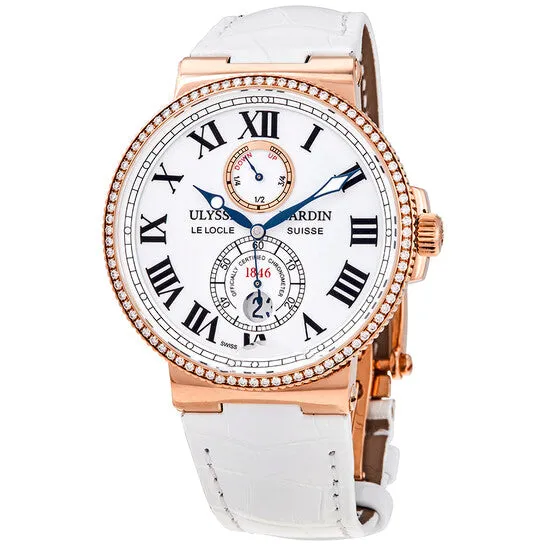 Watches Original Ulysse Nardin Maxi Marine Chronometer Automatic 18kt Rose Gold Diamond Watch 26667B40 JMS always Watches Original Ulysse Nardin Maxi Marine Chronometer Automatic 18kt Rose Gold Diamond Watch 26667B40 JMS always